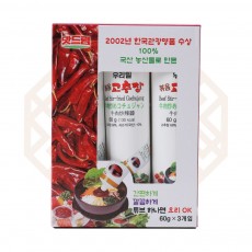 우리밀 소고기 볶음 고추장 튜브 60g * 3